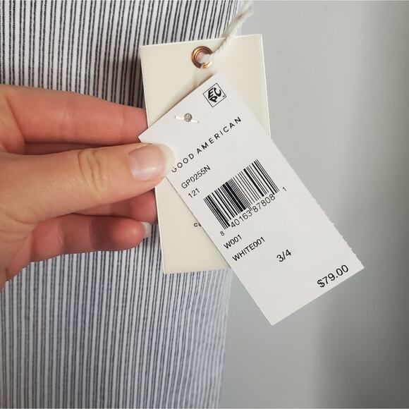 GOOD AMERICAN Seamless Core Power Ribbed Leggings Size Large - XL NWT Brand NEW - Picture 14 of 16